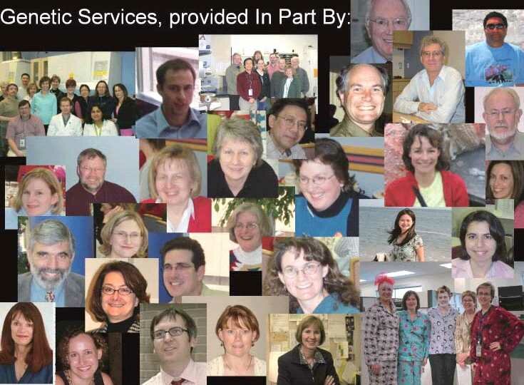The people serving you at Genetic Services 